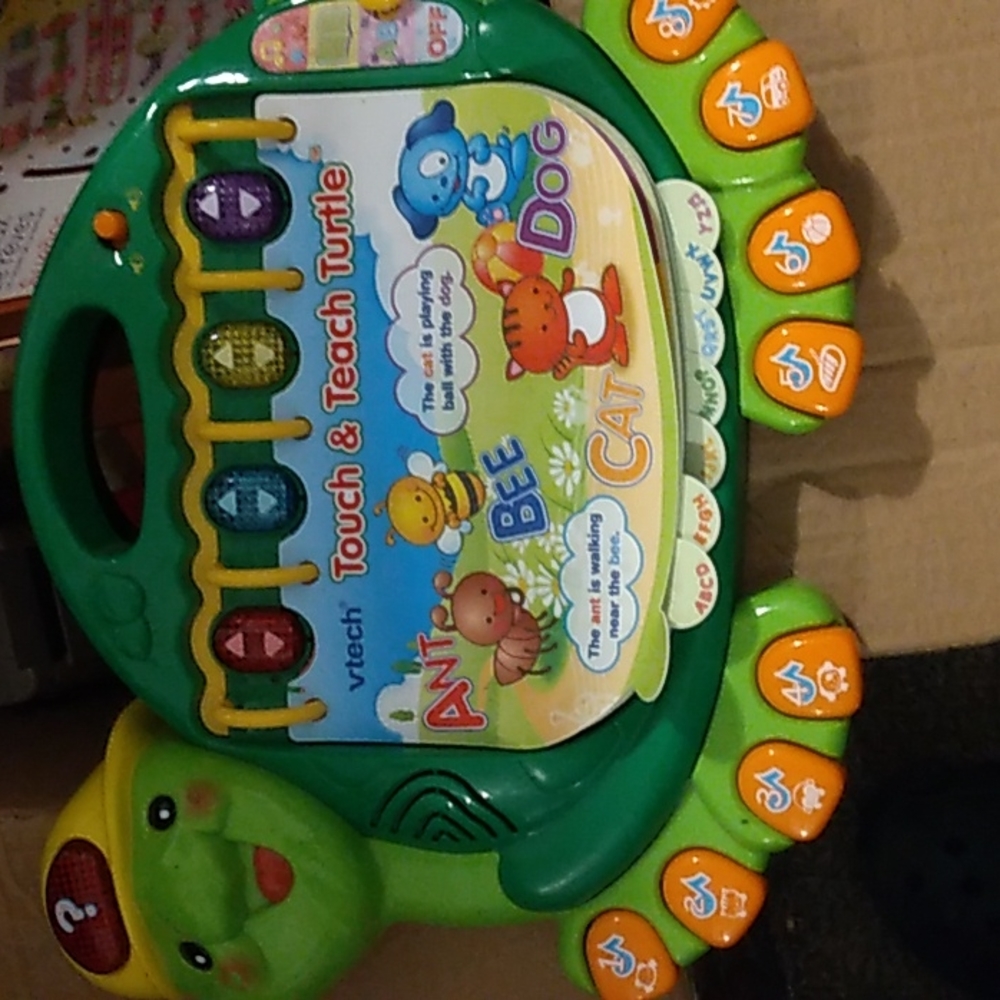 VTech Touch And Teach Turtle Toy